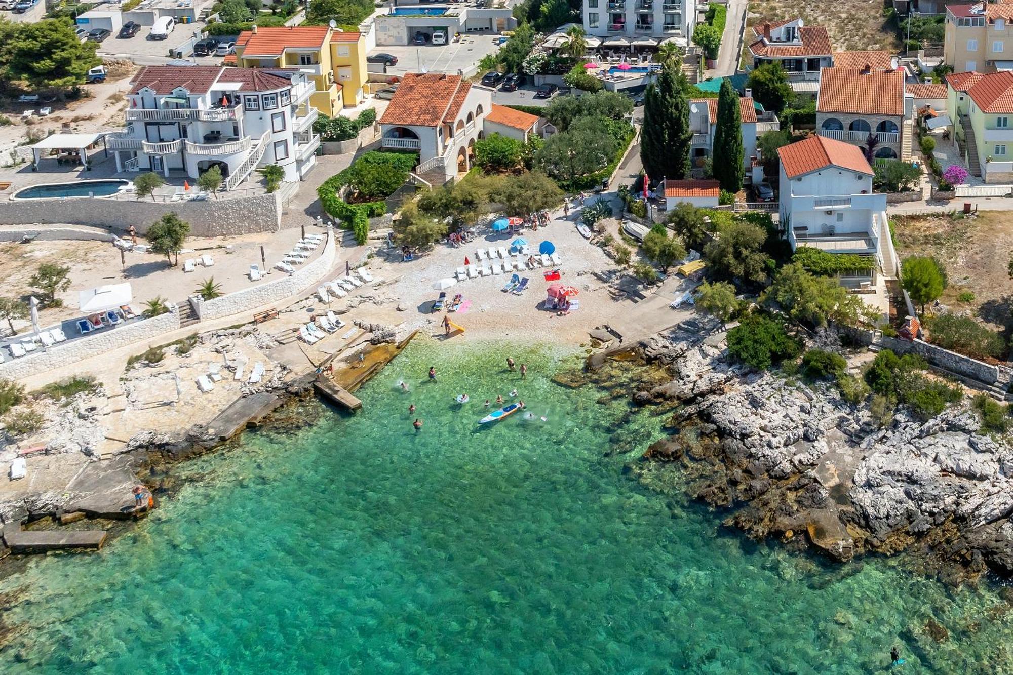 Seaside Apartments With A Swimming Pool Zecevo Rtic, Rogoznica - 8366 Eksteriør bilde